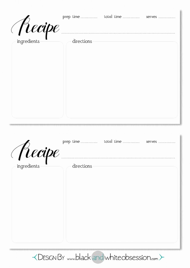 Free Printable Recipe Pages Unique Best 25 Printable Recipe Cards Ideas On Pinterest
