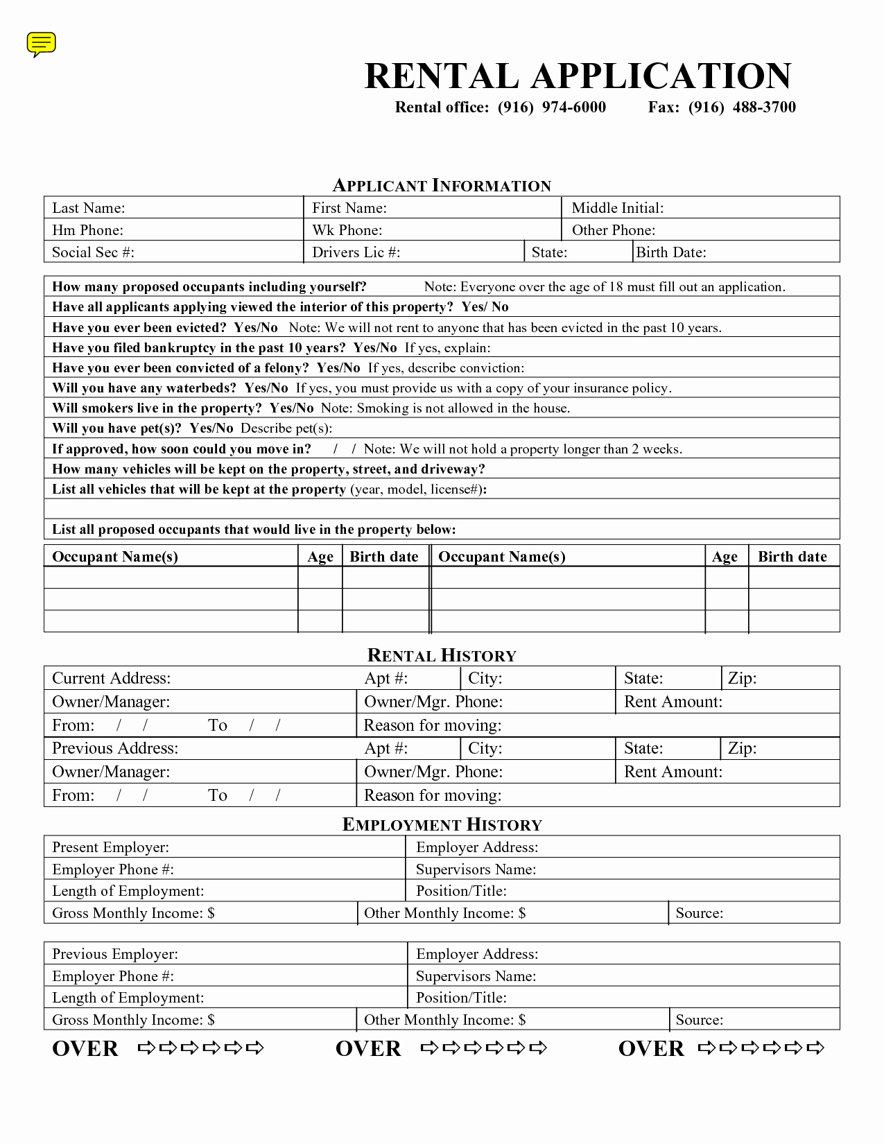 Free Printable Rental Application New Free Rental Application form by Mary Jmenintigar House