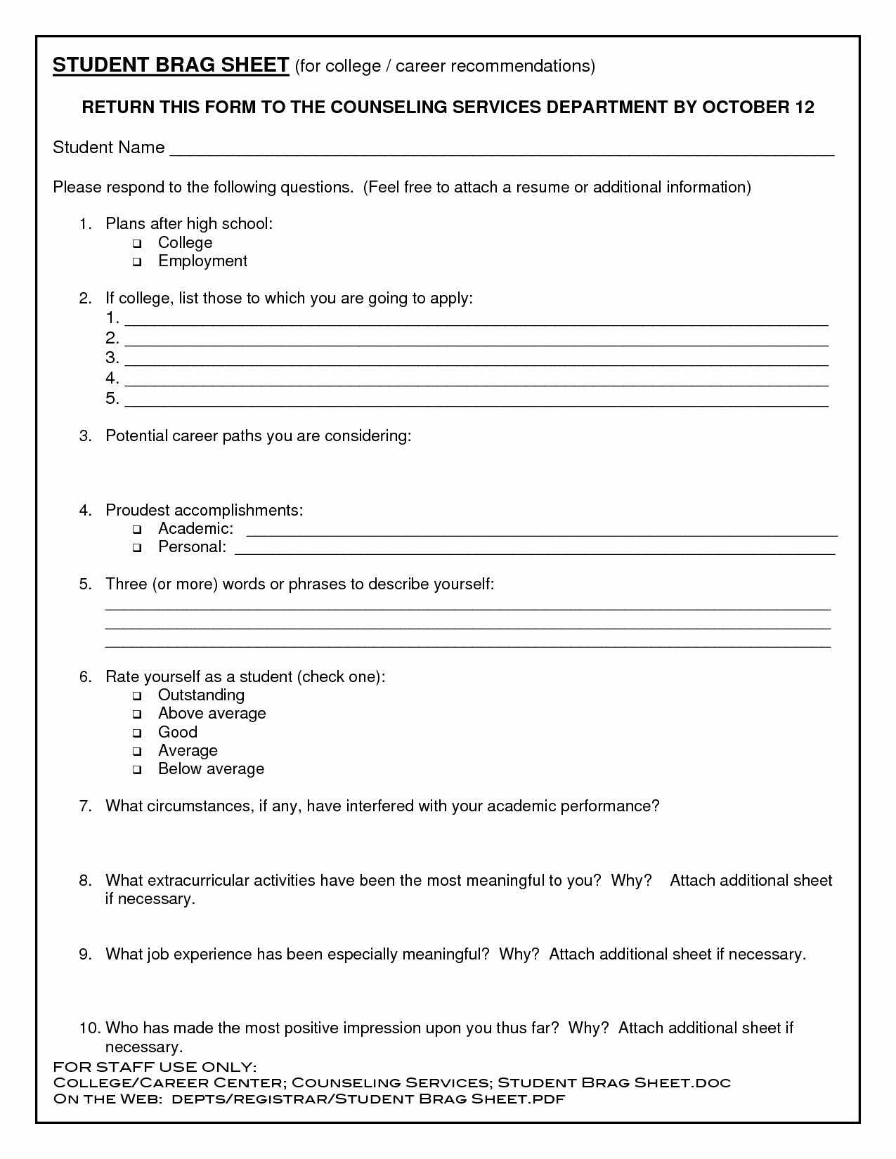 Free Printable Resume Templates Elegant Blank Resume Template for High School Students Free Resume