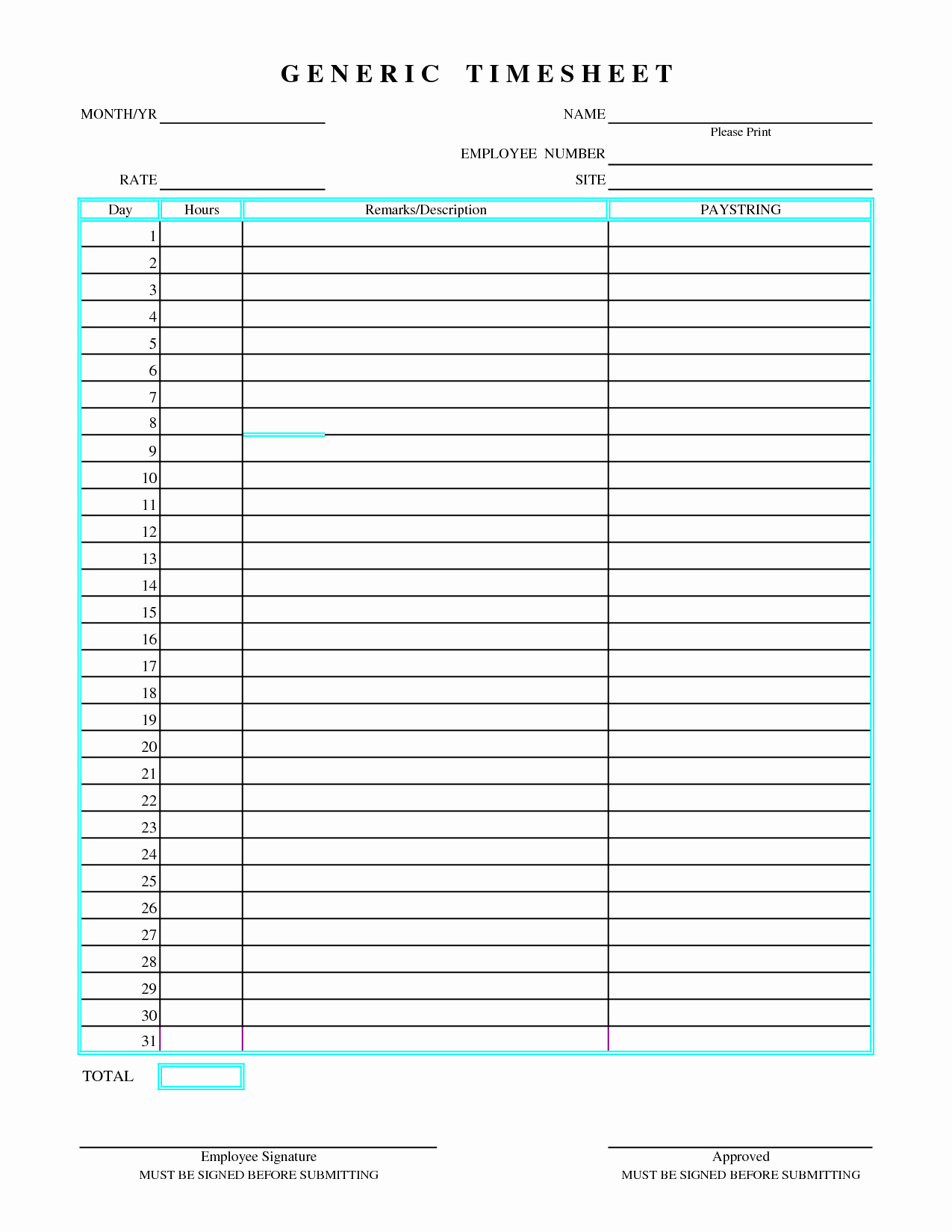 Free Printable Time Sheets Best Of Template Printable Gallery Category Page 62