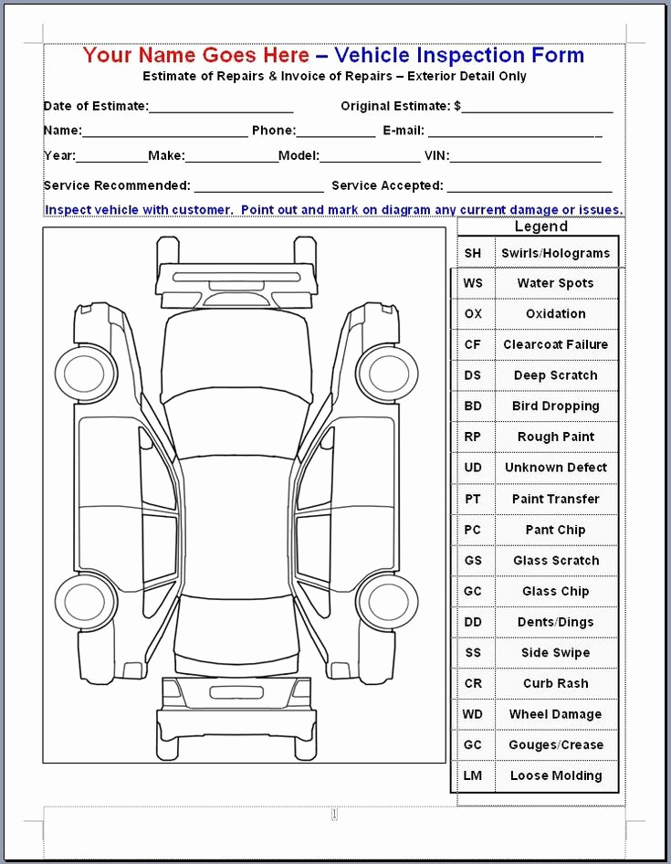 Free Printable Vehicle Inspection form Awesome Best 25 Vehicle Inspection Ideas On Pinterest