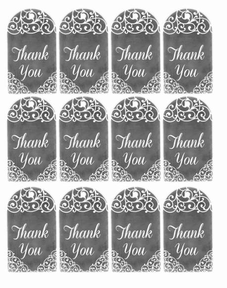 Free Printables Thank You Tags Lovely Free Thank You Tags Free Printables Pinterest