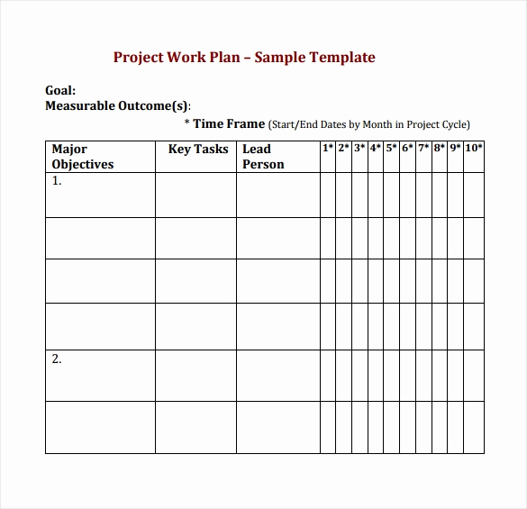 Free Project Plan Template Fresh Project Plan Template 20 Download Free Documents In Pdf