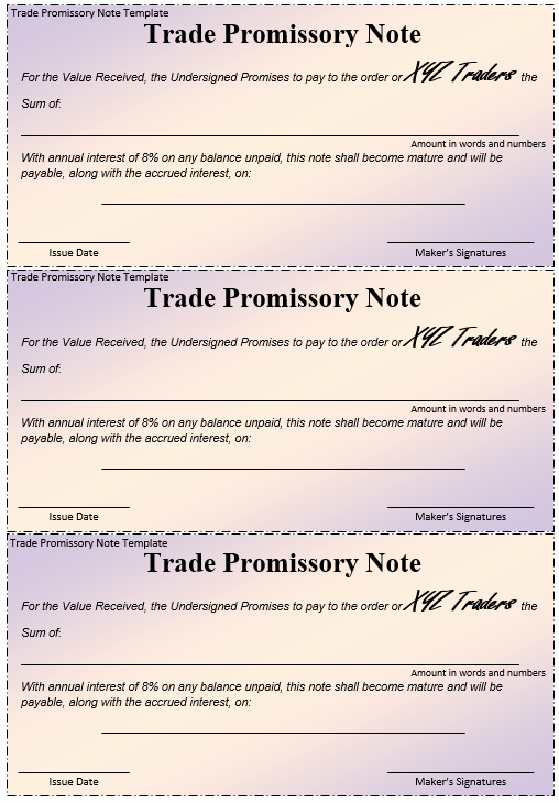 Free Promissory Note Template Word Best Of 17 Free Promissory Note Templates Word Templates