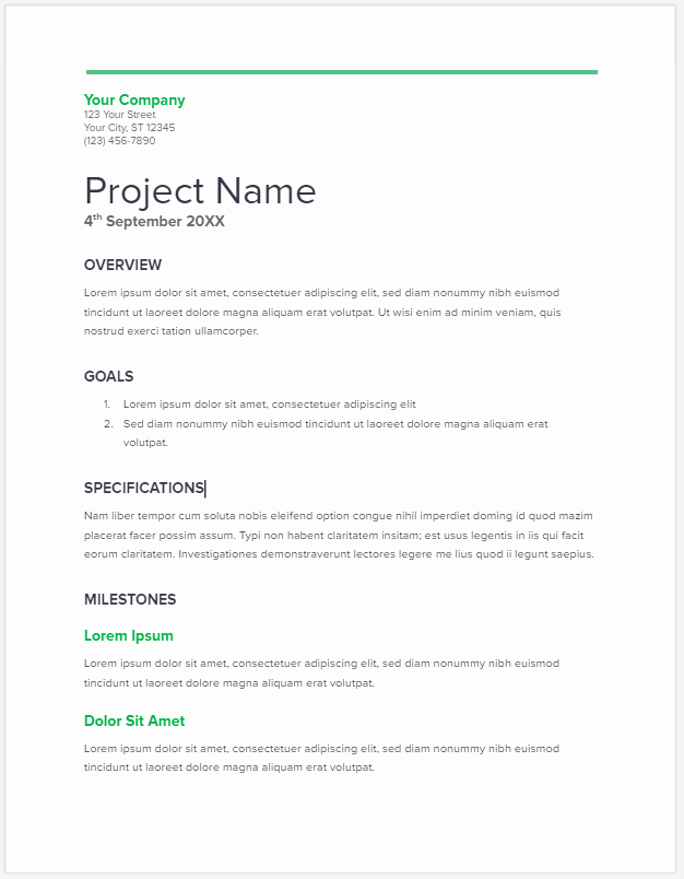 Free Proposal Template Word Best Of Project Proposal Template