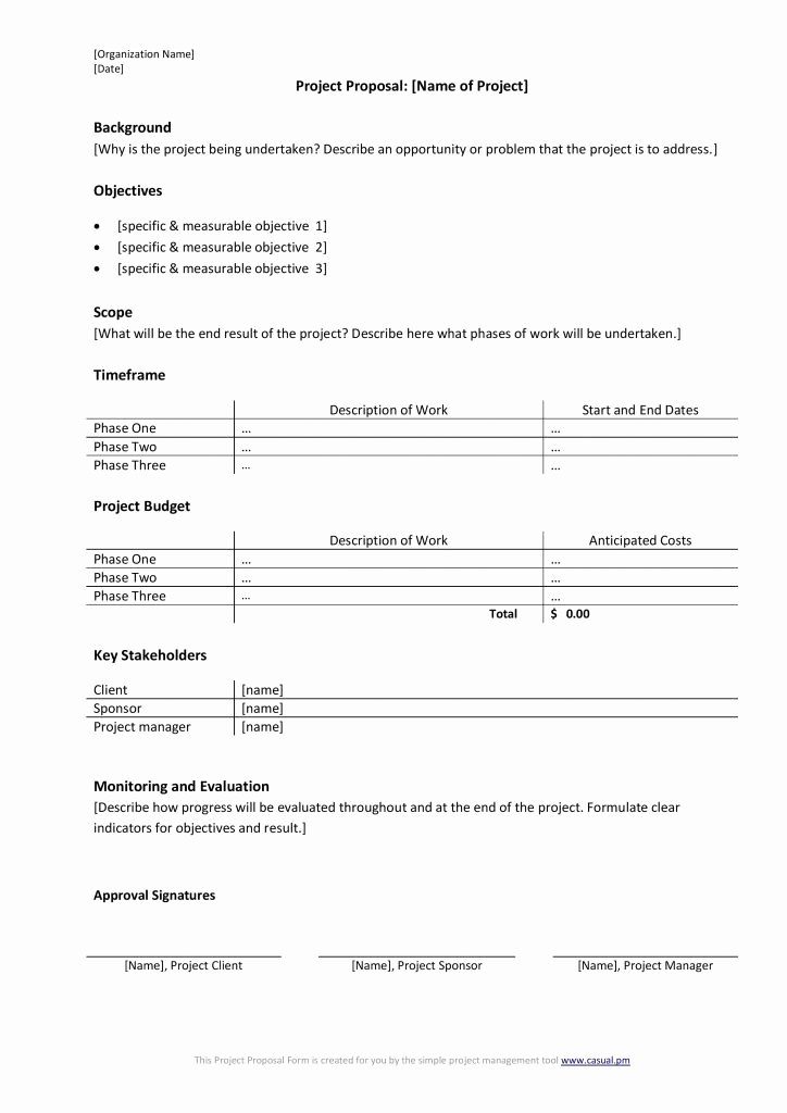 Free Proposal Template Word New 20 Free Project Proposal Template Ms Word Pdf Docx