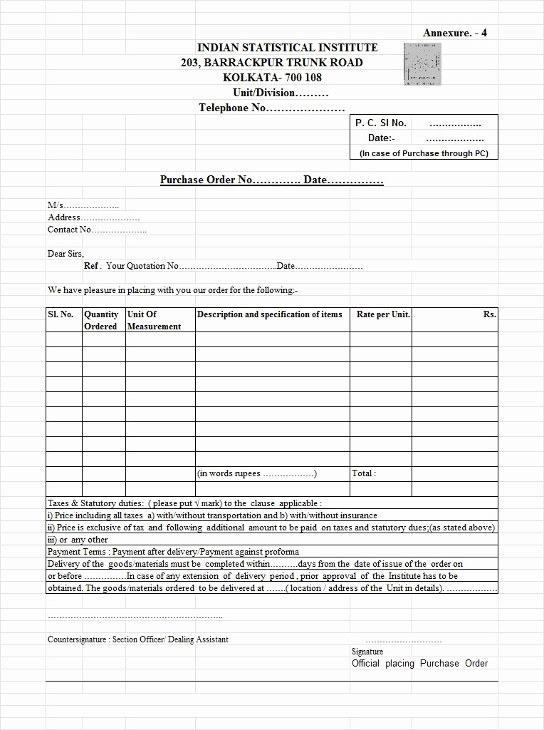 Free Purchase order Template Lovely 39 Free Purchase order Templates In Word &amp; Excel Free