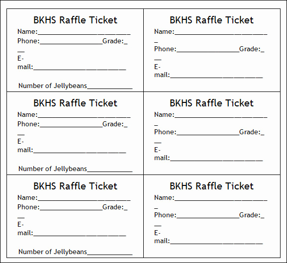 Free Raffle Ticket Template Best Of 36 Printable Ticket Templates Psd Ai Word