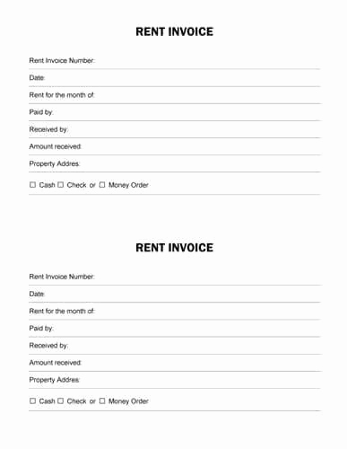 Free Rent Receipt Template Fresh Free Rent Receipt Templates Download or Print