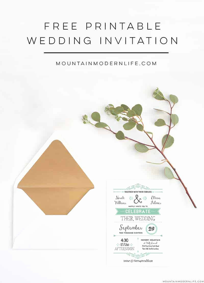 Free Rustic Wedding Invitation Templates Fresh Free Wedding Invitation Template