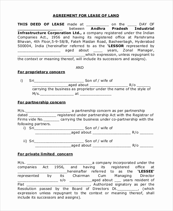 Free Simple Lease Agreement Beautiful Simple Lease Agreement 9 Examples In Pdf Word