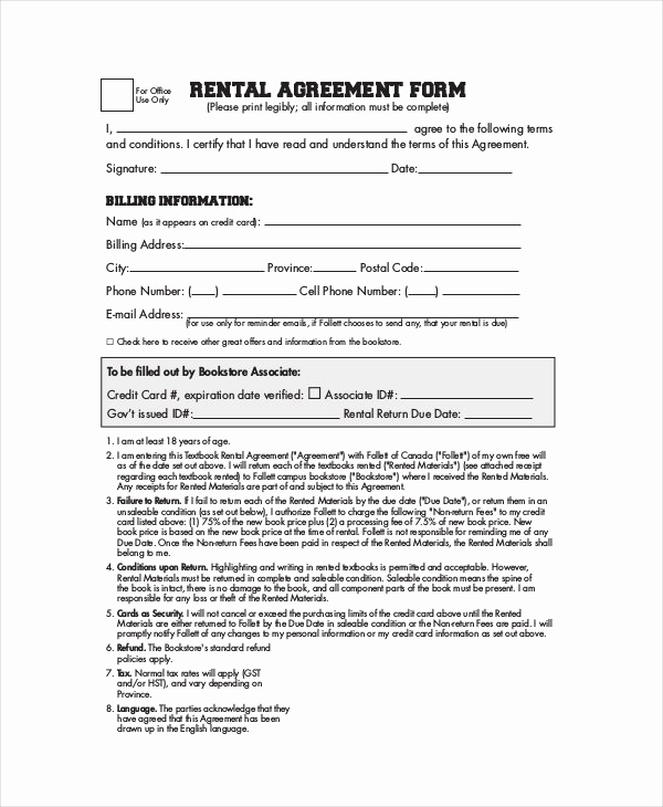 Free Simple Lease Agreement Unique Simple Rental Agreement 33 Examples In Pdf Word
