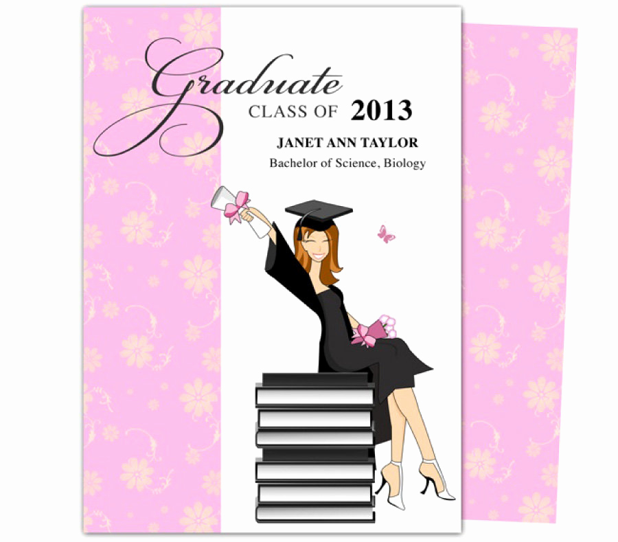 Free Templates for Invitations Lovely 40 Free Graduation Invitation Templates Template Lab