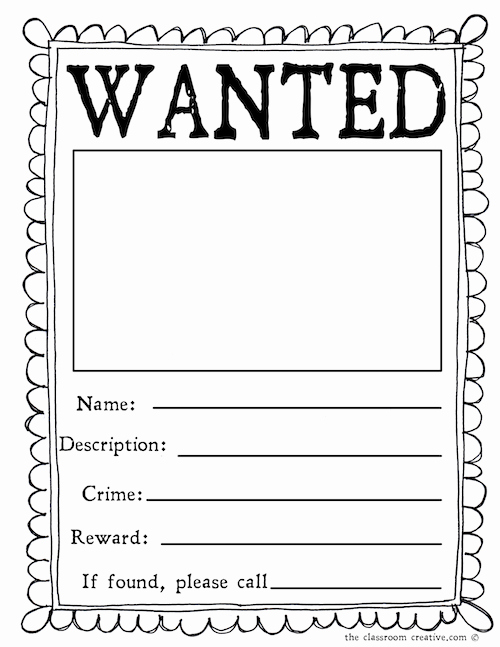 Free Wanted Poster Template Elegant Muppets Most Wanted and Wanted Poster Free Printable