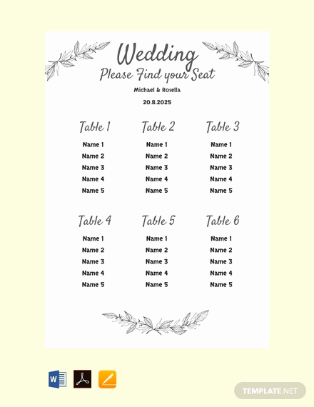 Free Wedding Seating Chart Template Luxury Free Chalkboard Wedding Seating Chart Template Download