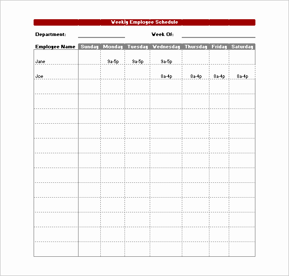 Free Work Schedule Template Elegant 17 Daily Work Schedule Templates &amp; Samples Doc Pdf