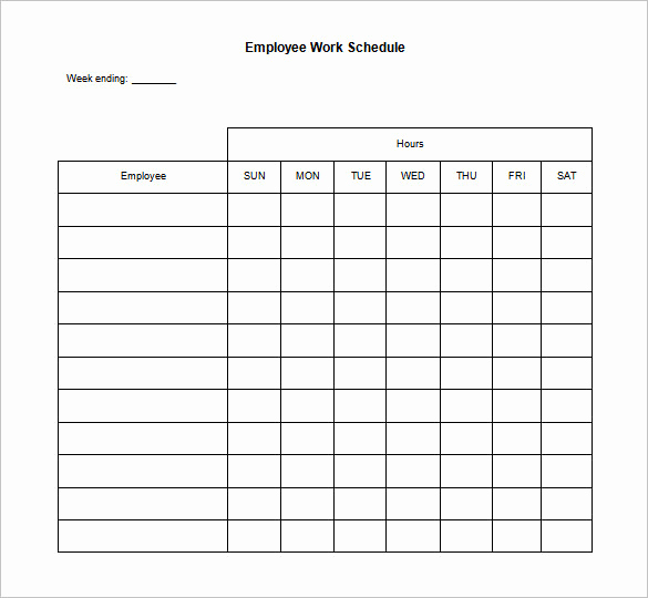 Free Work Schedule Template New 17 Daily Work Schedule Templates &amp; Samples Doc Pdf