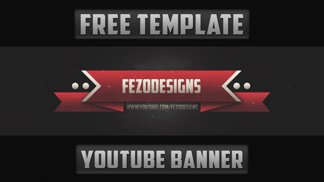 Free Youtube Banner Templates Elegant 2d Banner Template Free Download