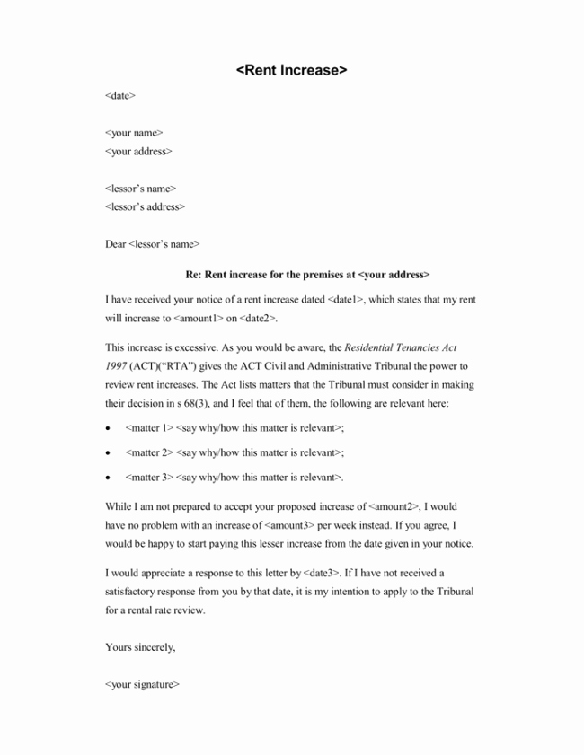 Friendly Rent Increase Letter Fresh 9 Samples Of Friendly Rent Increase Letter format for Tenants