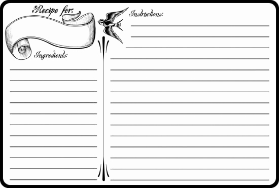 Full Page Recipe Template Editable Inspirational 40 Recipe Card Template and Free Printables – Tip Junkie