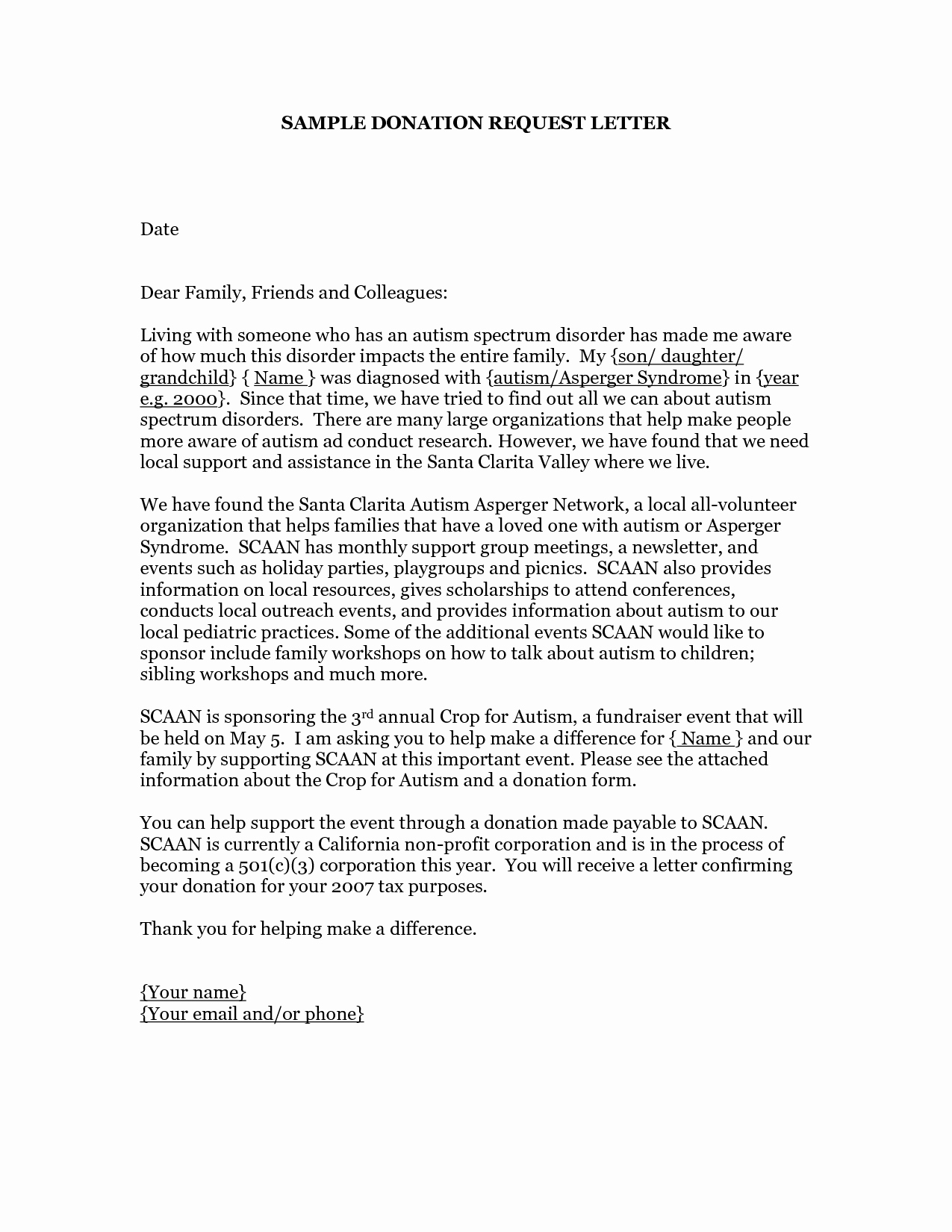 Fund Raising Letter Templates Awesome Donation Letters On Pinterest