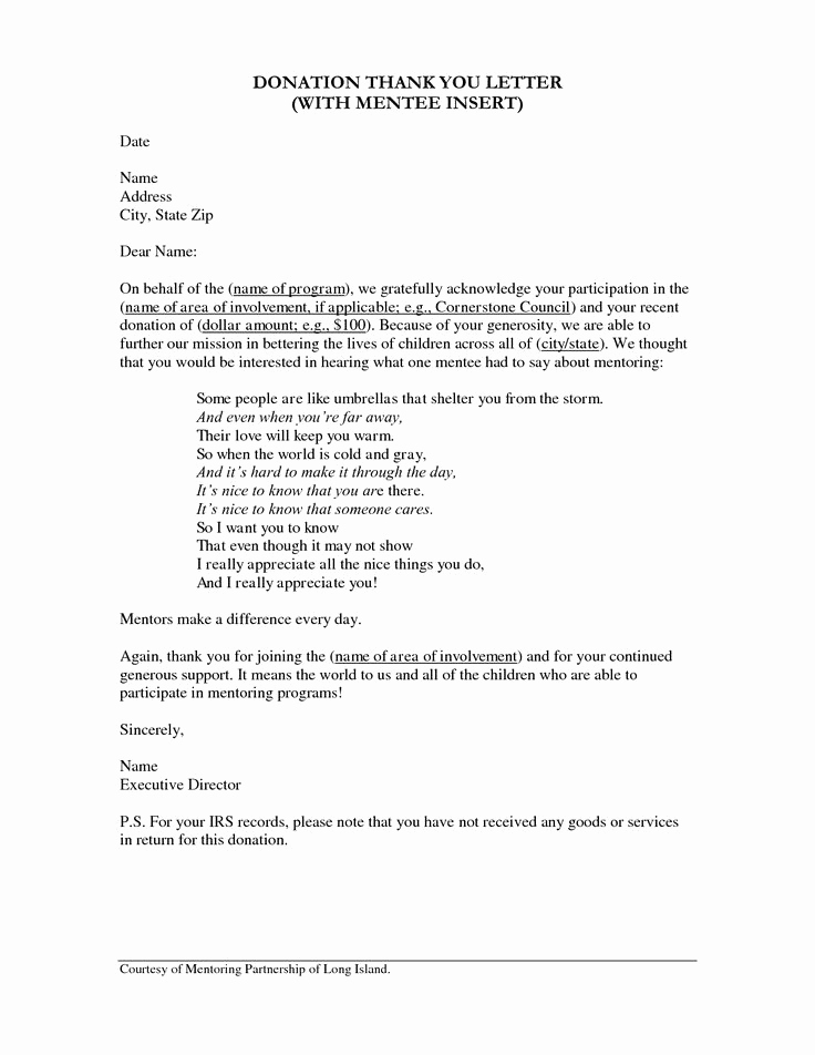 fund raising letter templates lovely donation thank you letter most important munications of fund raising letter templates
