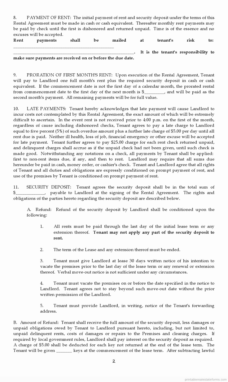 Generic Lease Agreement Pdf Luxury 864 Best Printable Generic Template Images On Pinterest