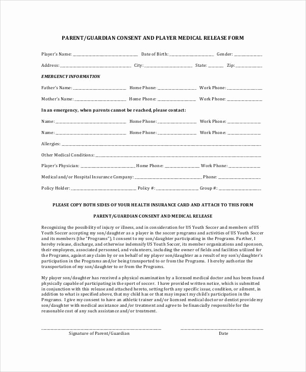 Generic Medical Records Release form Best Of 47 Printable Release form Samples &amp; Templates Pdf Doc