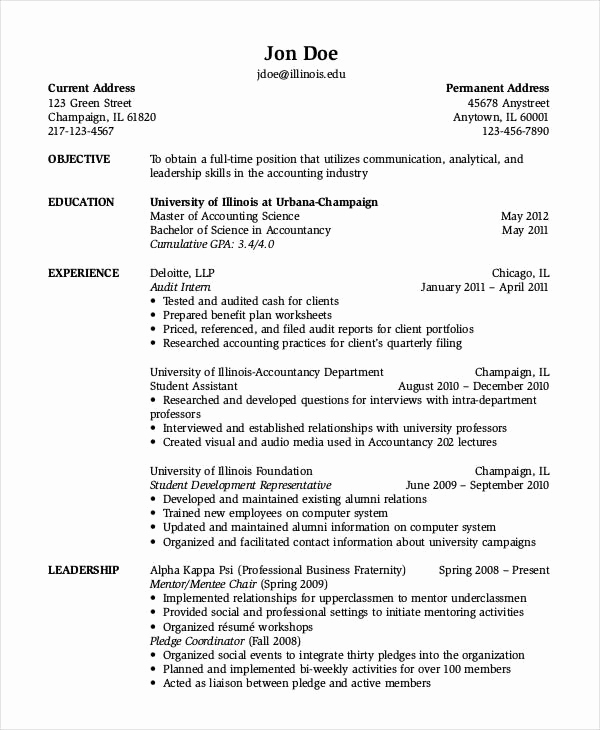 Generic Objective for Resume Lovely Generic Resume Template 28 Free Word Pdf Documents