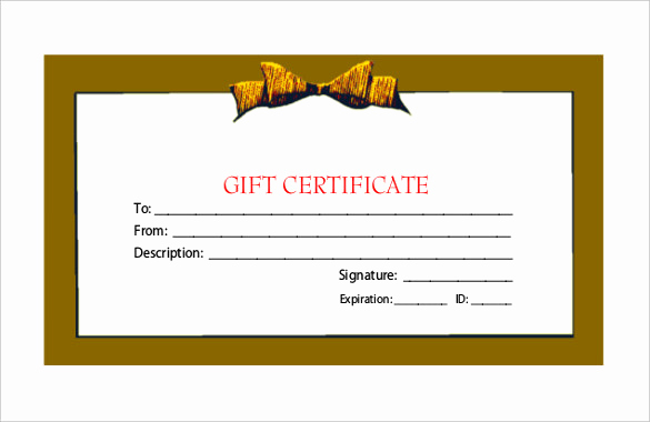 Gift Certificate Template Pdf Luxury 28 Holiday Gift Certificate Templates Psd Word Ai