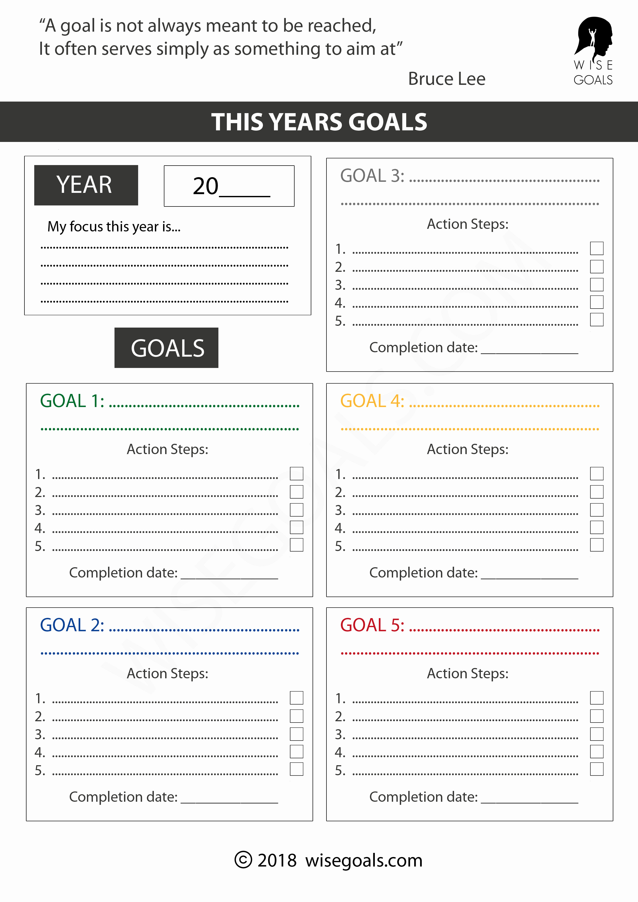 Goal Setting Worksheet Pdf Best Of 4 Stylish Goal Setting Worksheets to Print Pdf