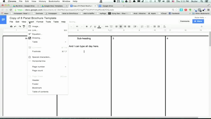 Google Docs Pamphlet Template Best Of 6 Panel Brochure Template Google Docs