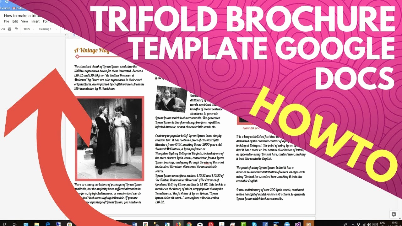 Google Docs Tri Fold Brochure Beautiful Trifold Brochure Template Google Docs