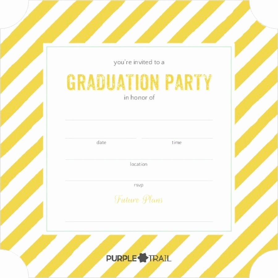 Graduation Party Invitations Templates Fresh 40 Free Graduation Invitation Templates Template Lab