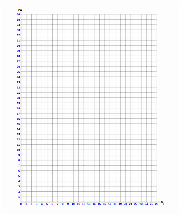 Graph Paper Template Pdf Fresh Graphing Paper Template – 10 Free Pdf Documents Download