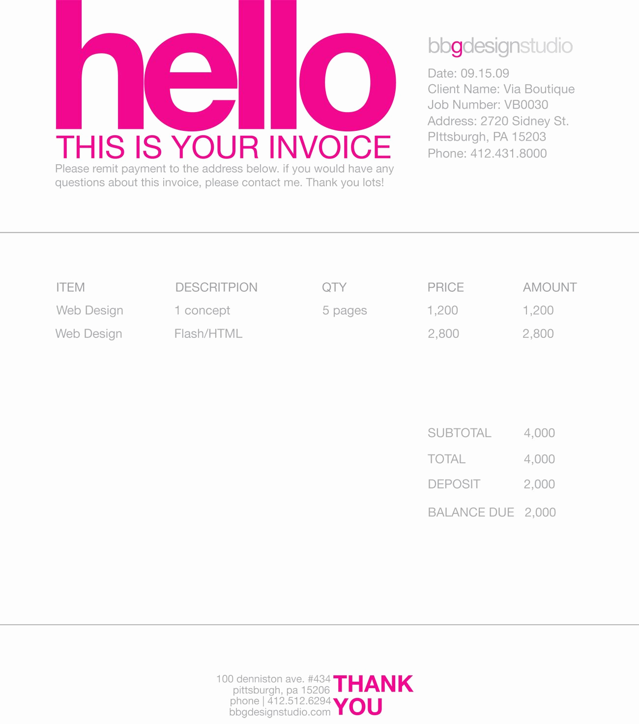 Graphic Design Invoice Template Beautiful Invoice Like A Pro Design Examples and Best Practices