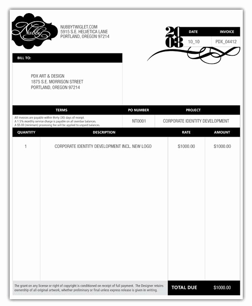 graphic design invoice template new great invoice design template design biz of graphic design invoice template