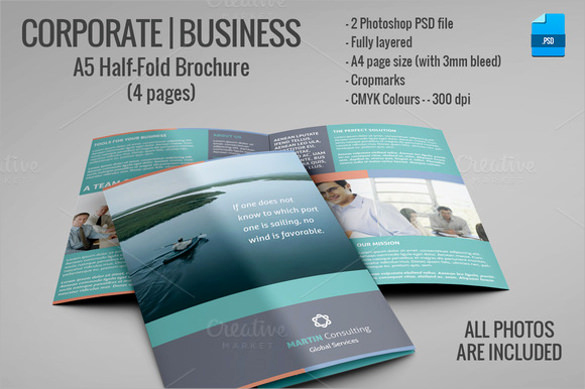 Half Fold Brochure Template Elegant 26 Half Fold Brochures
