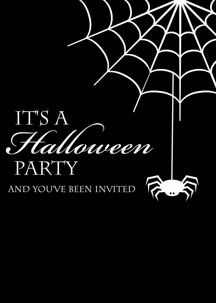 Halloween Party Invitation Templates Elegant Free Printable Halloween Invitations Crazy Little Projects