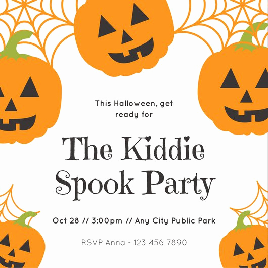 Halloween Party Invitations Template Beautiful Customize 3 999 Halloween Party Invitation Templates