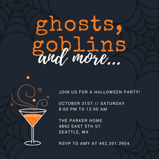 Halloween Party Invitations Template Best Of Customize 3 999 Halloween Party Invitation Templates