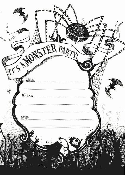 Halloween Party Invitations Template Inspirational Halloween Invitation Template – Festival Collections