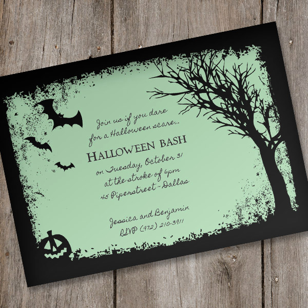 Halloween Party Invitations Template Inspirational Halloween Invitation Template – Spooky Woods – Download