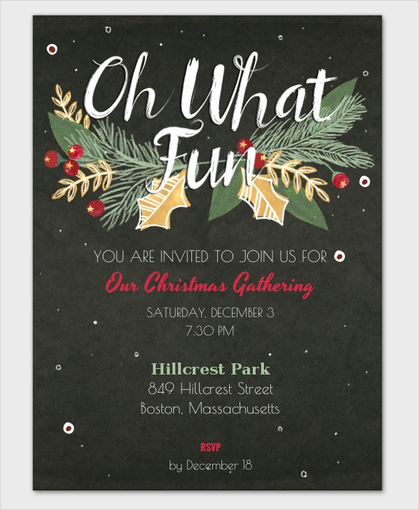 Holiday Party Invitation Template Best Of 32 Christmas Party Invitation Templates Psd Vector Ai