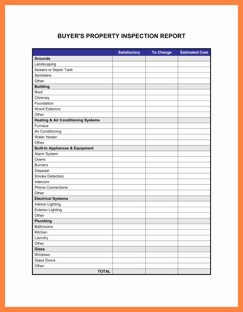 Home Inspection Report Template Fresh 9 Mercial Property Inspection Report Template
