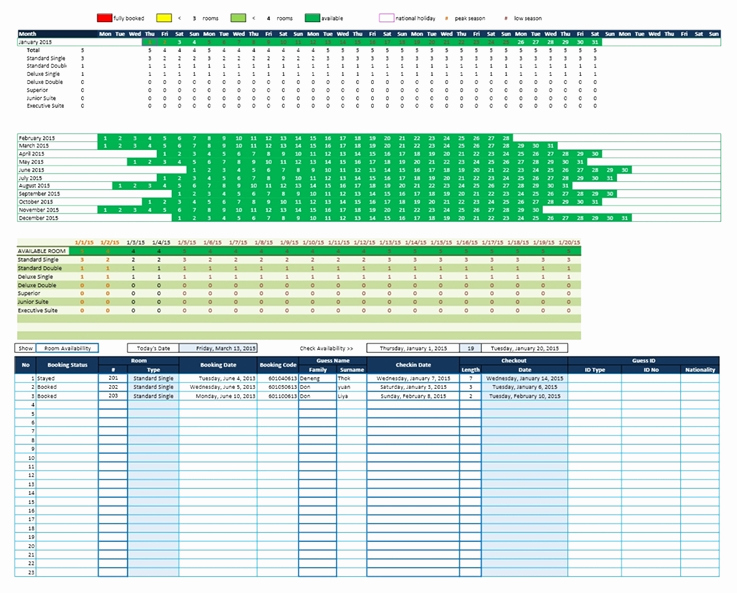 Hourly Schedule Template Excel Luxury Daily and Hourly Reservation Calendars for Any Purposes