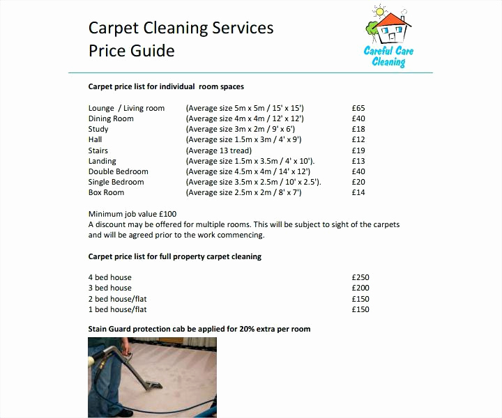 House Cleaning Price List Best Of Average Cost Carpet Cleaning Per Room