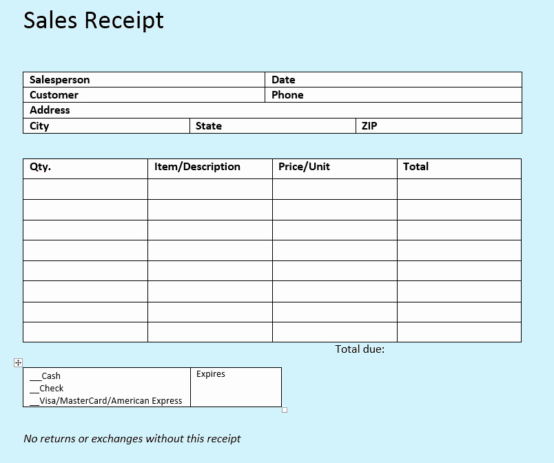 How to Make A Receipt Beautiful Sales Receipt Templates the Easy Way to Write Sales
