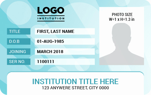 Id Card Template Word Unique Ms Word Id Badge Templates for All Professionals