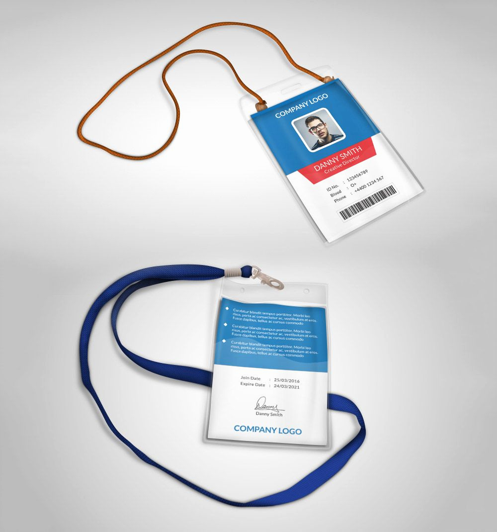 Identification Card Online Free Luxury Awesome Multipurpose Pany Id Card Free Psd Template